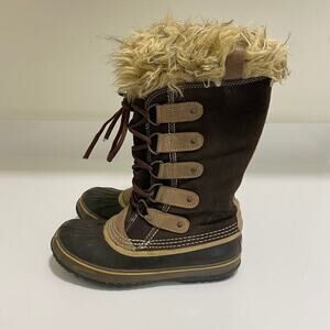 Sorel Joan of the Artic Winter Snow Boots Brown Size‎ 7
